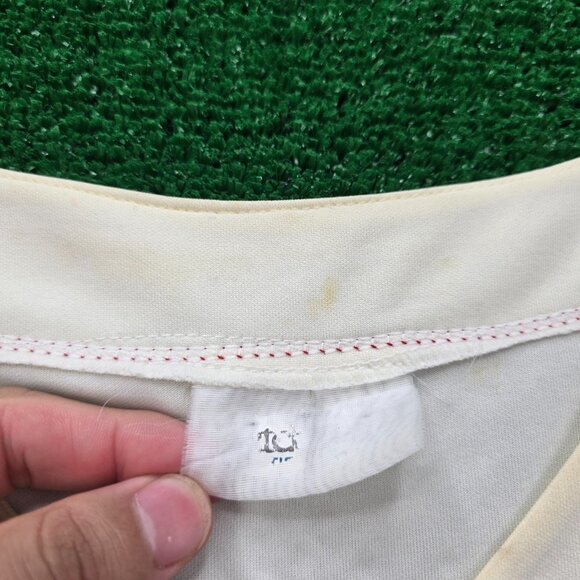 St Louis Cardinals Jersey Mens XL White Beige MLB Baseball Sports Twin Bird #2 - Picture 12 of 15